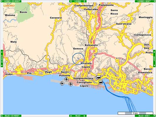 Mappa stradale